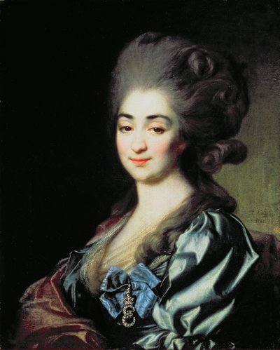 Porträt von Prinzessin Praskovia Nikolajewna Repnina (1756-84), 1781 von Dmitri Grigorievich Levitsky